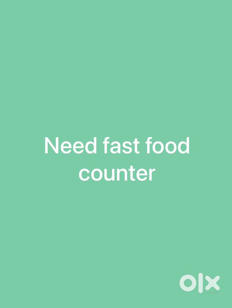 Urgent need Chinese fast food counter