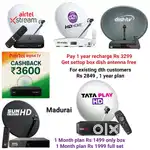 AIRTEL DTH ! TATÀ ! SUNDIRECT ! PLÀY ! DISHTV ! VIDEOCON D2H ! LED TV