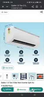 Daikin ac 1.5 ton