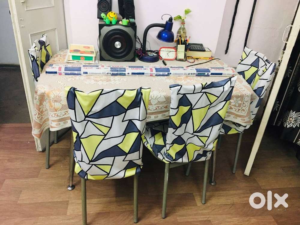 Glass Dining Table with chair