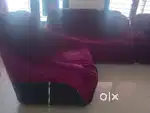 Cushion sofa 3 seater + 1 +1 sofa set with velvet cover