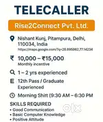 Urgent requirement : telecallar
