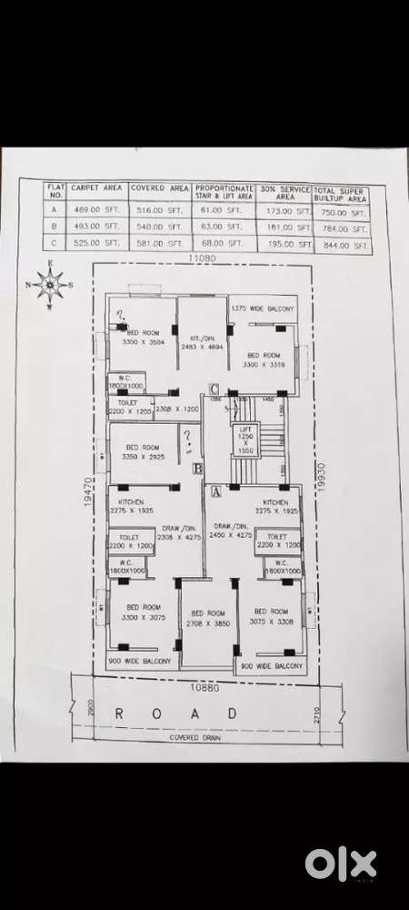 Nagerbazer any type flats available