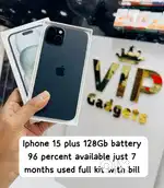 Vip gadgets  iphone 15 plus 96 battery