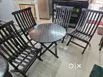 Wooden Chair table set for sale