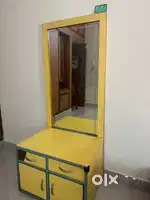 Dressing table and mirror