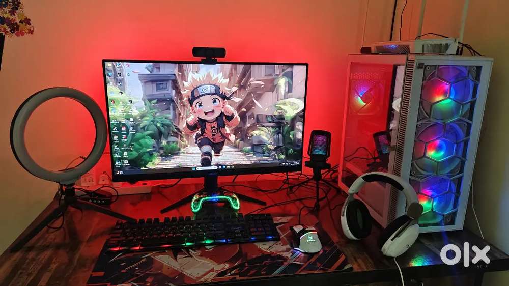 Full Gaming Setup Live Streaming and Video Editing, coding argent sell