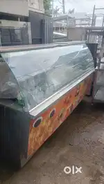 Burner and heat glass