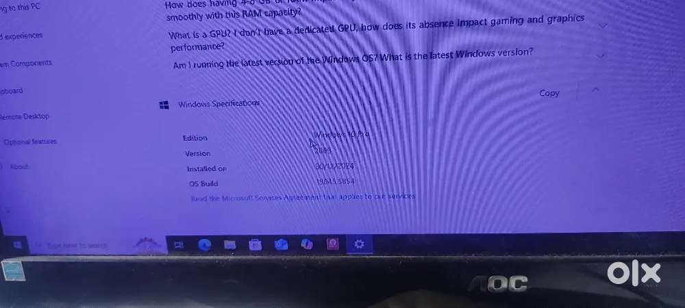 Computer set up total 4 set for business use 10000 inr per set