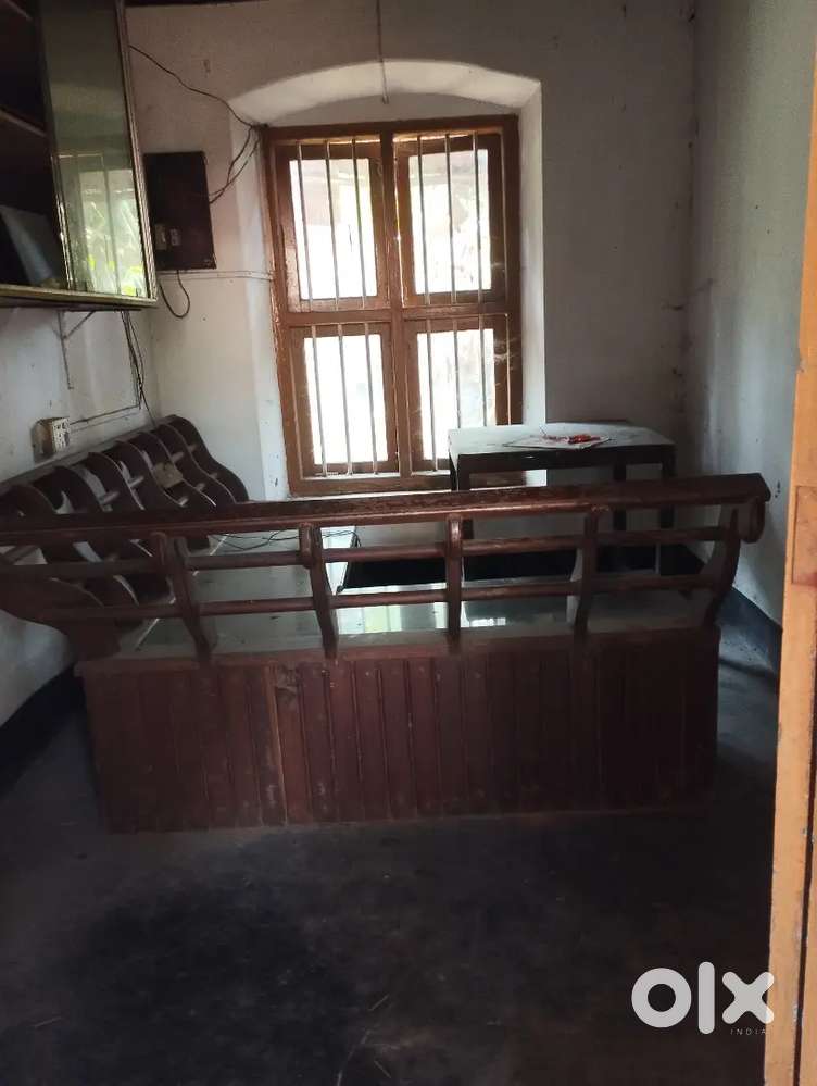 Wooden charu with marble Top