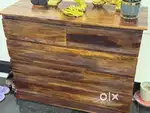 One Wooden Chest with 5 drawers for storage