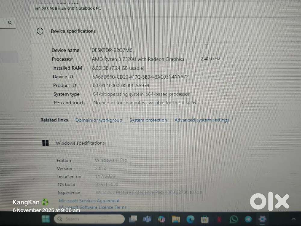 Brand new condition laptop