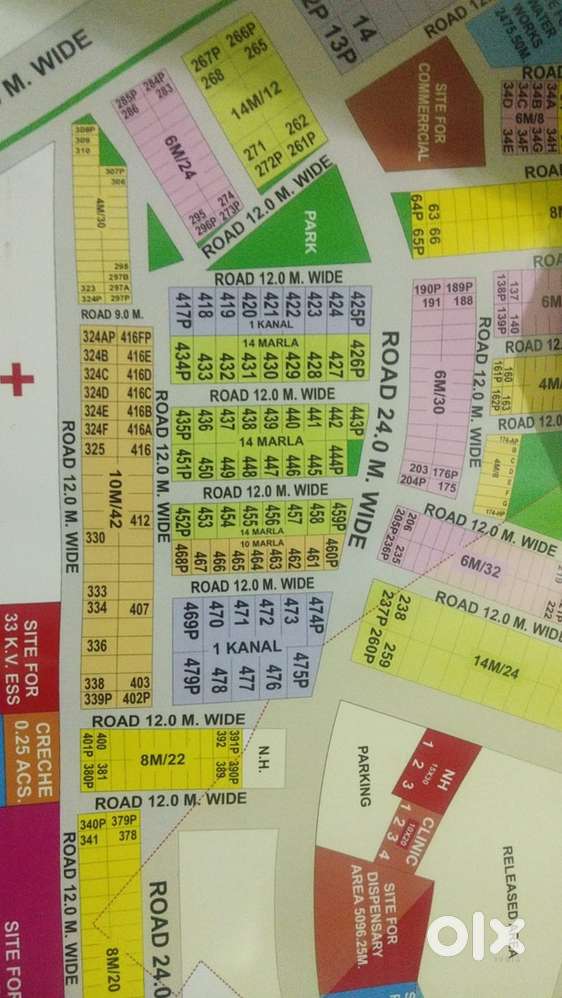 4 Marla plot for sale in very prime location.