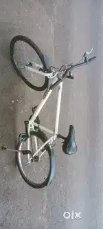 White BTWIN
City Cycle-Steel Frame,Single Speed,V-Brakes,Alumnium Rims