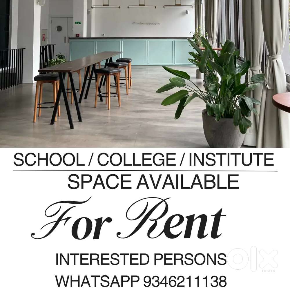 Space available for lease or rent for School/College/Institutes