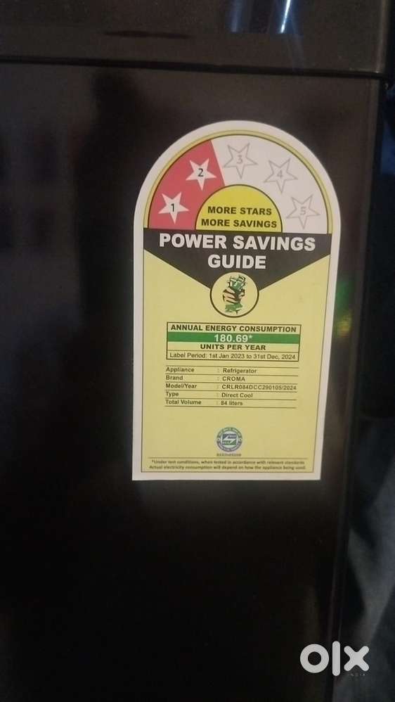 Croma 84L mini fridge