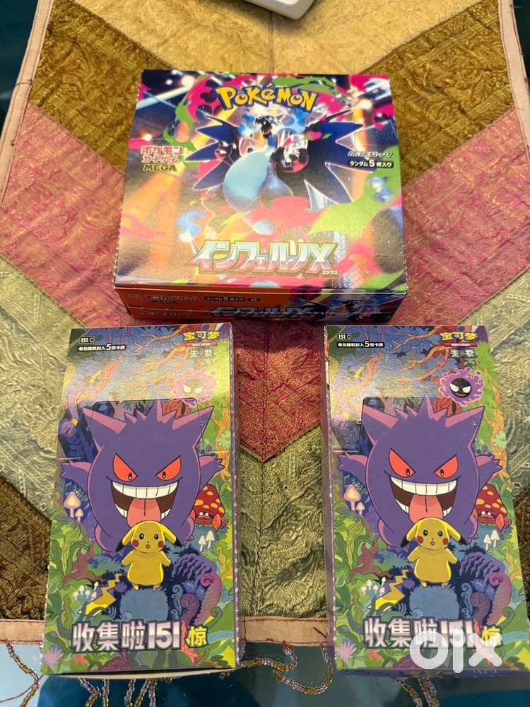 POKEMON CARDS JAPANESE AND CHINESE BOXES