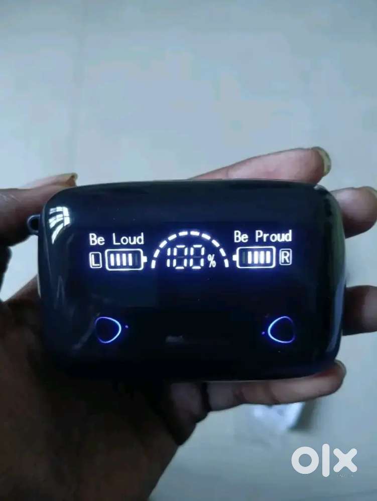 M19 earbuds with touch control with flash light bluetooth headset