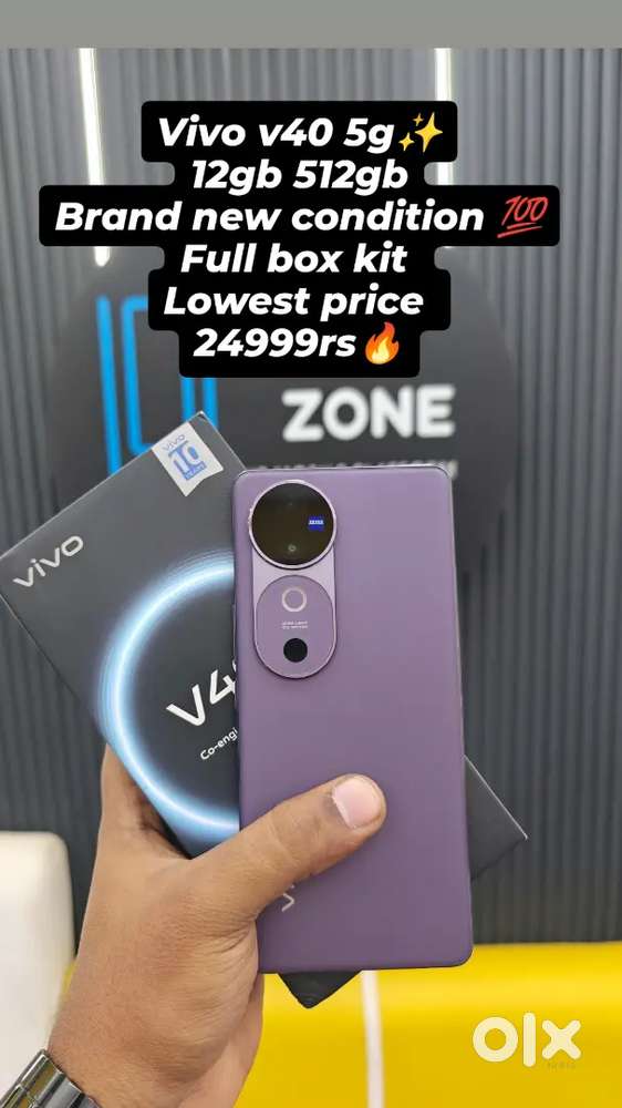 Price drop: vivo v40 12gb 512gb full box kit brand new condition