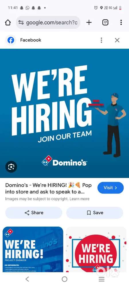 Dominos Pizza delivery ka road hartala