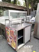 Vadapav panipuri steel nashta counter stall