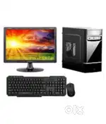 Computer Set with Big 19 Monitor Screen WINDOWS 11pro