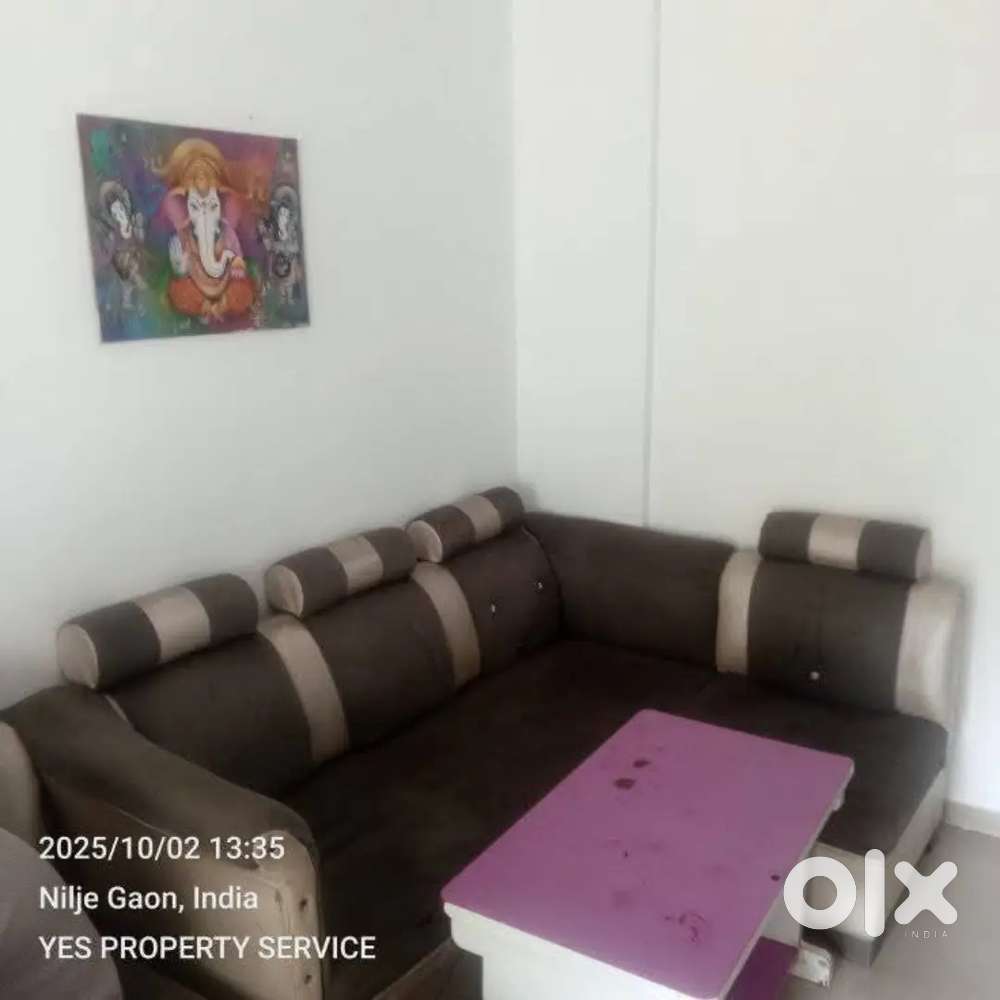 1bhk furnished flat available for rent in casa Rio palava city lodha