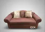 Solid 2 seater sofa
