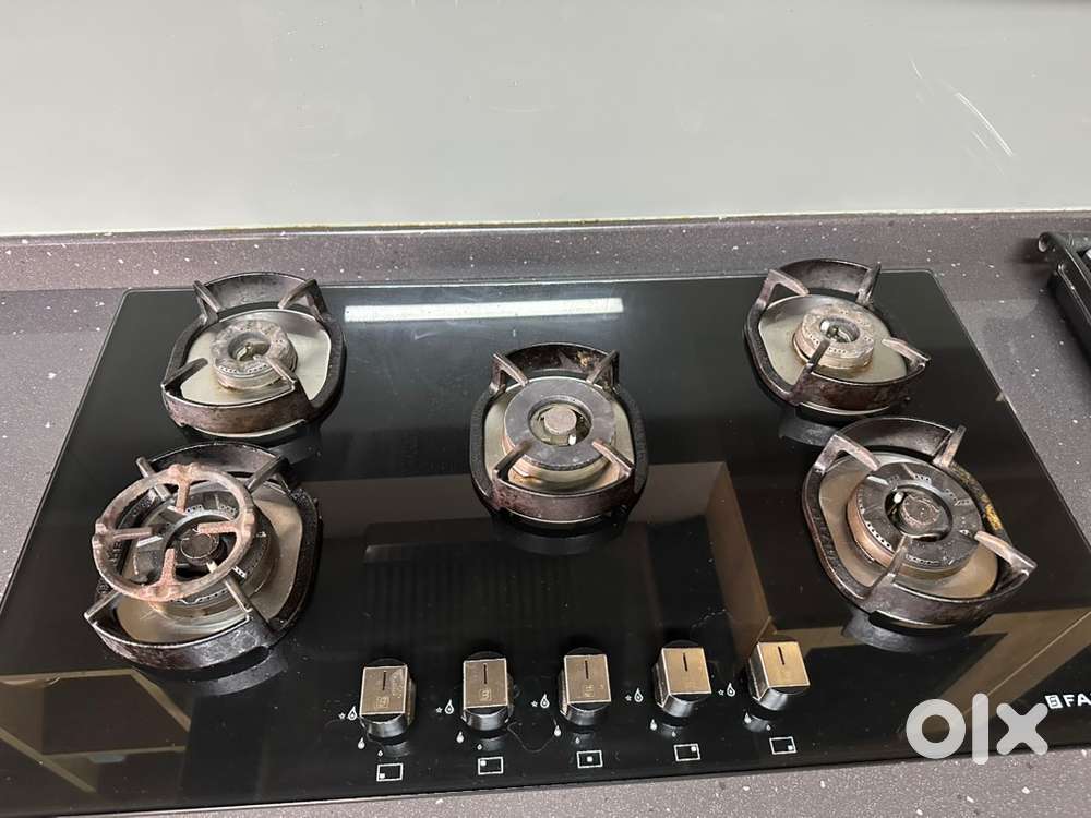 Five burner FABER gas stove