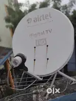Airtel dish and set up box with remote