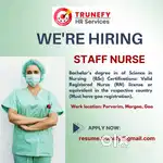 Urgent Hiring Staff Nurse (B.Sc Nursing / GNM)