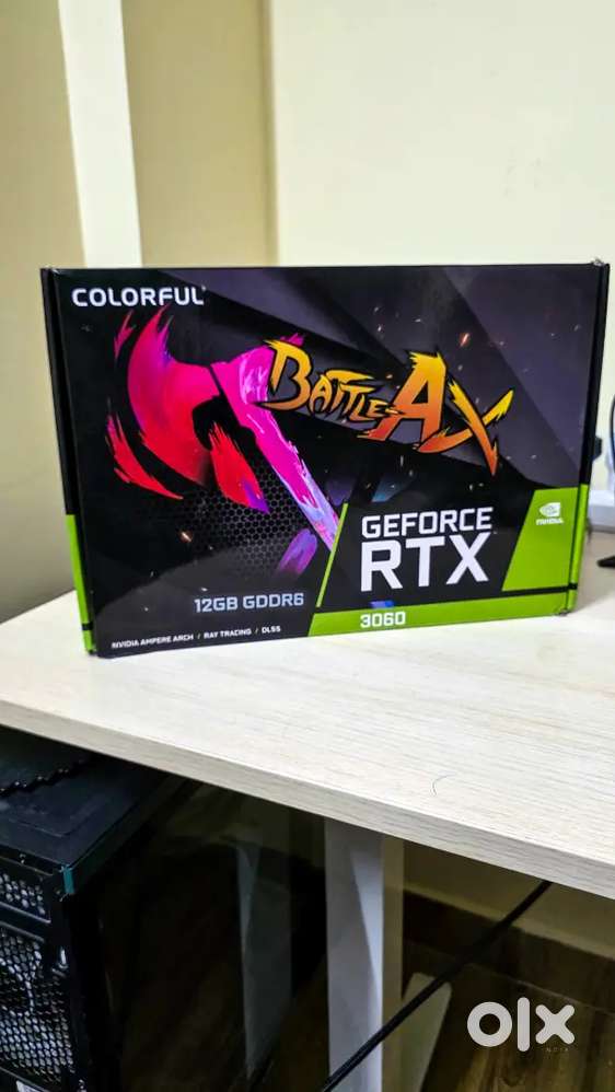 Colorful RTX 3060 12GB Graphics Card with Box and Bill