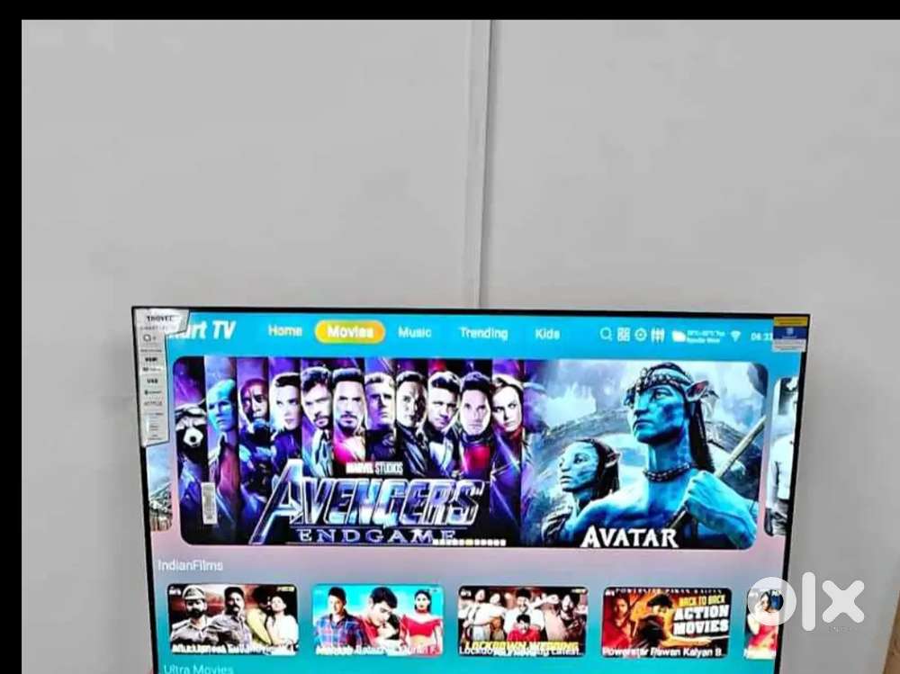 40 inch smart android frameless led tv with live 600 channel free i