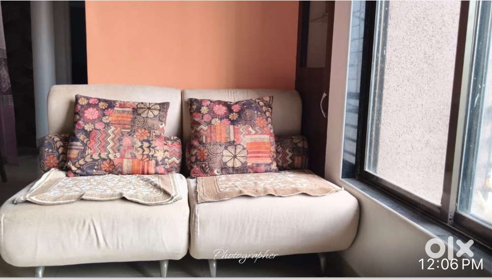 Sofa set 3+1+1, with high quality fabric cushion