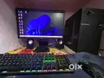 High Performance DesktopZebronicsCPU HP Monitor Gaming Keyboard ,Mouse