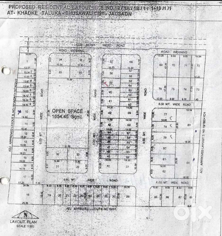 1900Sqft NA plot in Ayan Colony. ..