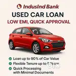 USED CAR LOAN  ! Buy Your Dream Used Car with IndusInd Bank Loan!