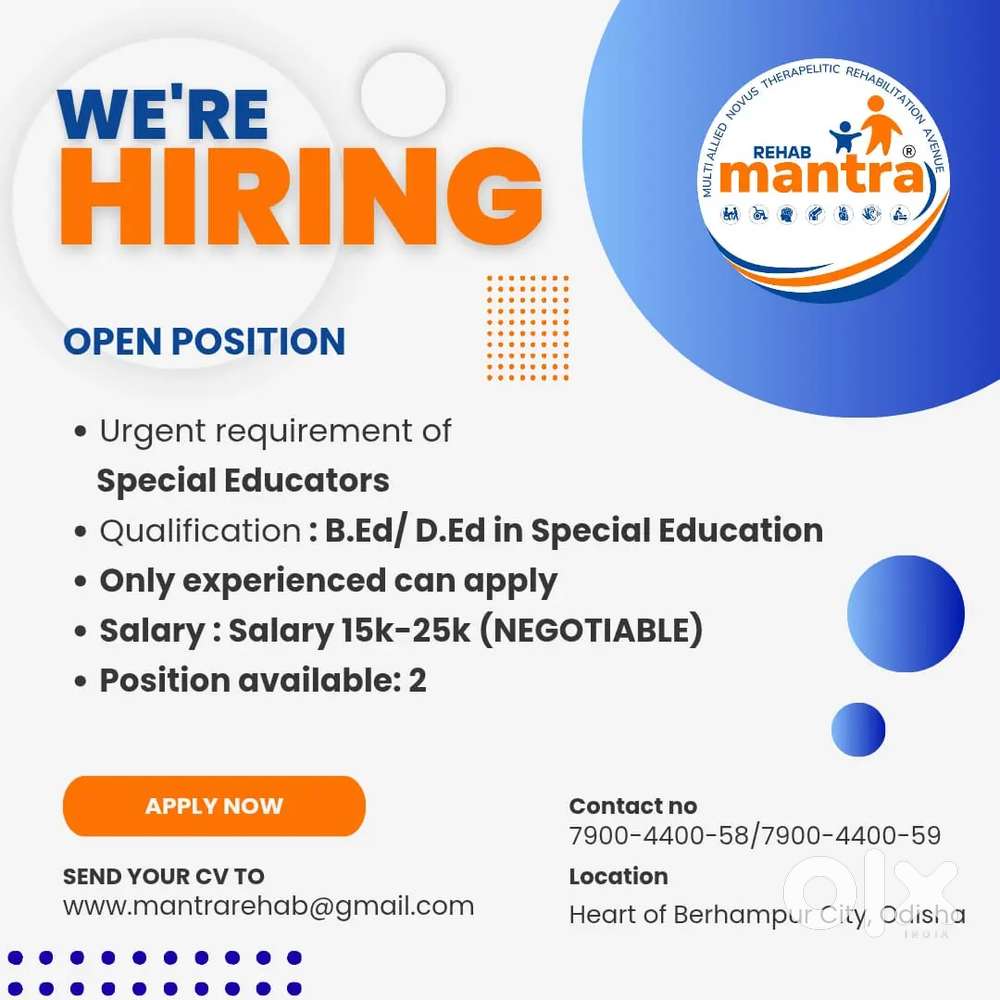 Special educator with special b.ed