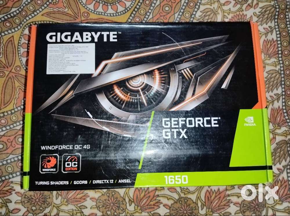 Gigabyte gtx 1650 and cooler master 450w bronze smps