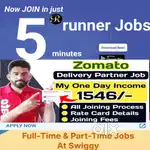 FREE JOINING 100 Delivery boys Zomato Food Delivery jobs
