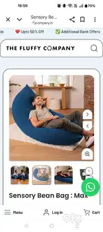 Bean Bag Sofa/Bed