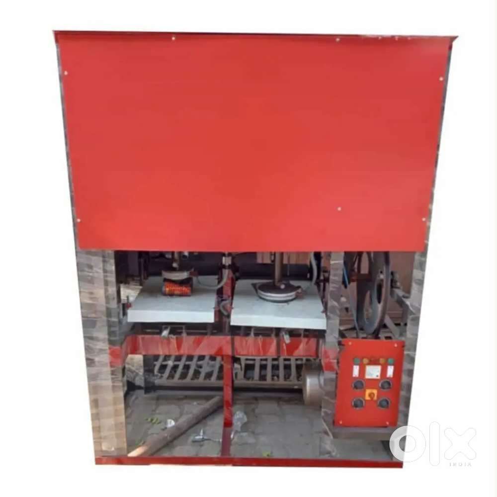 Paper plate double die machine