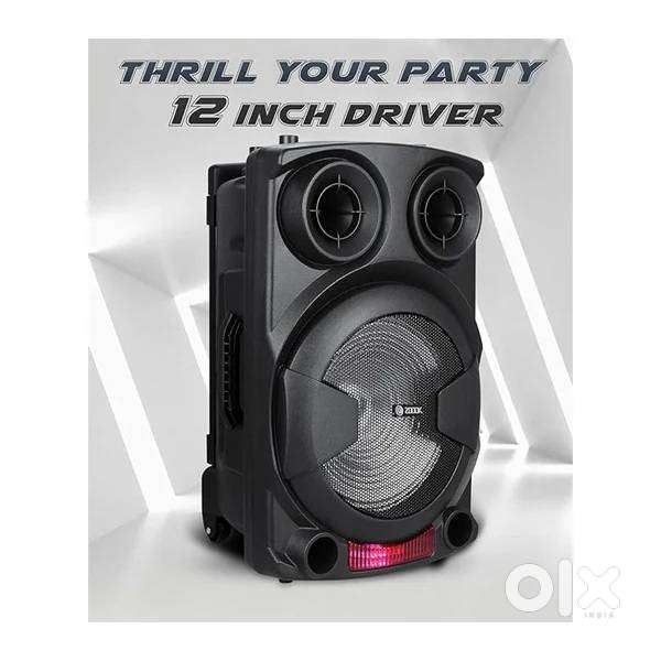 Zoook Rocker ThunderXXL 70W BT Party Karaoke Speaker with Wireless Mic