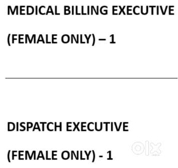 REQUIRED MEDICAL BILLING EXECUTIVE AND DISPATCH EXECUTIVE