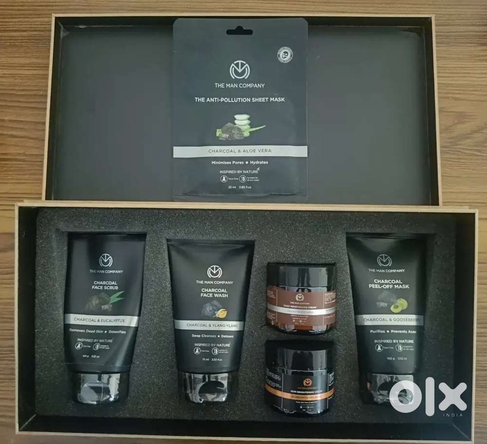 The Man Company Charcoal Skincare Gift Set, Brand New Unopened