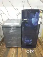 Samsung latest flower model refrigerator & whirlpool washing machine**