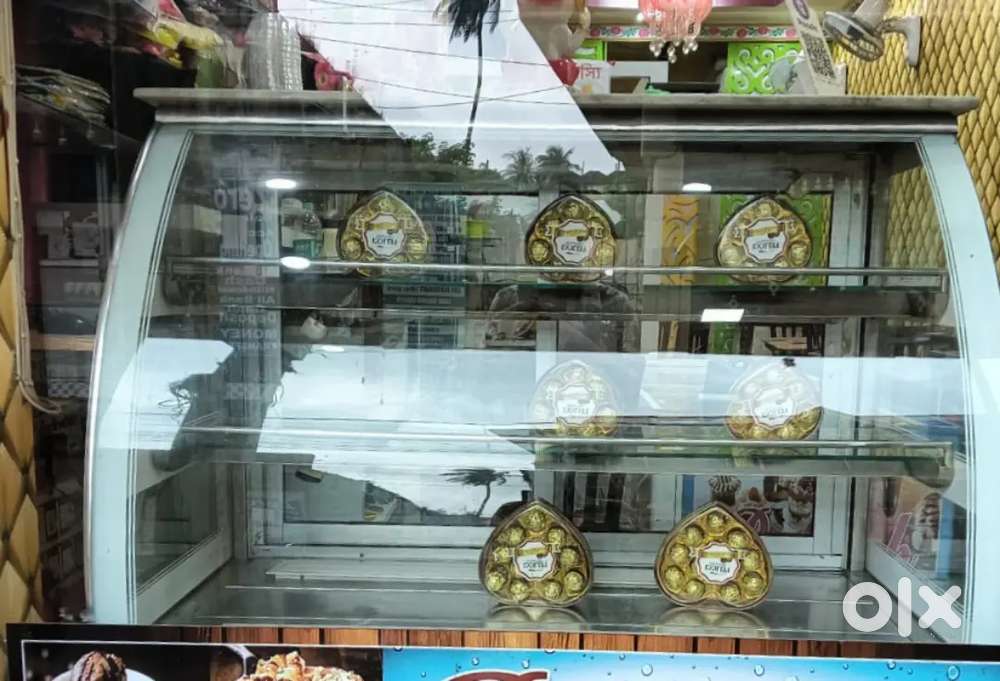 AC showcase and 450 lt ice cream deep freezer