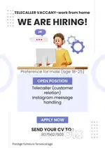 Telecaller and insta message handle