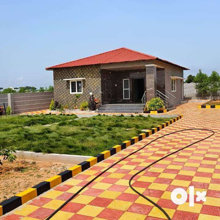 500sqrds-900sft Farm house for sale, Just 20 km from Shamirpet Road