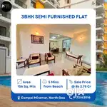 Spacious 3BHK Apartment for Sale in Campal, Miramar!